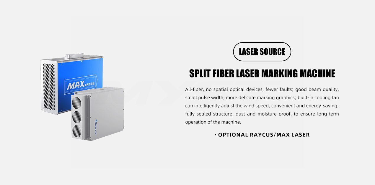 Split Fiber Laser Marking Machine