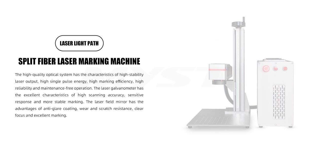 Split Fiber Laser Marking Machine