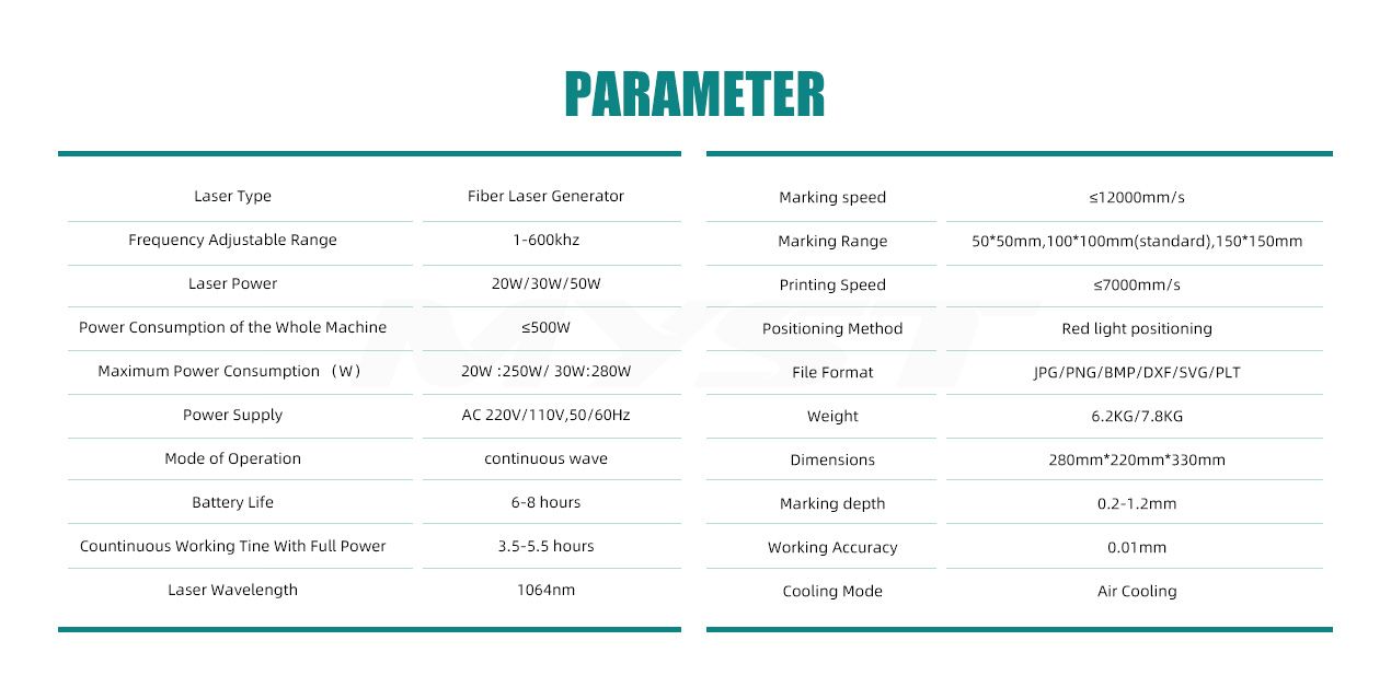 Economical Portable Mini Handheld Fiber Laser Marking Machine Price for Metal and Plastic