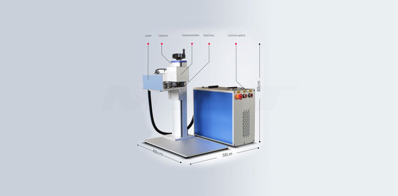 3W 5W Split Type UV Laser Marking Machine