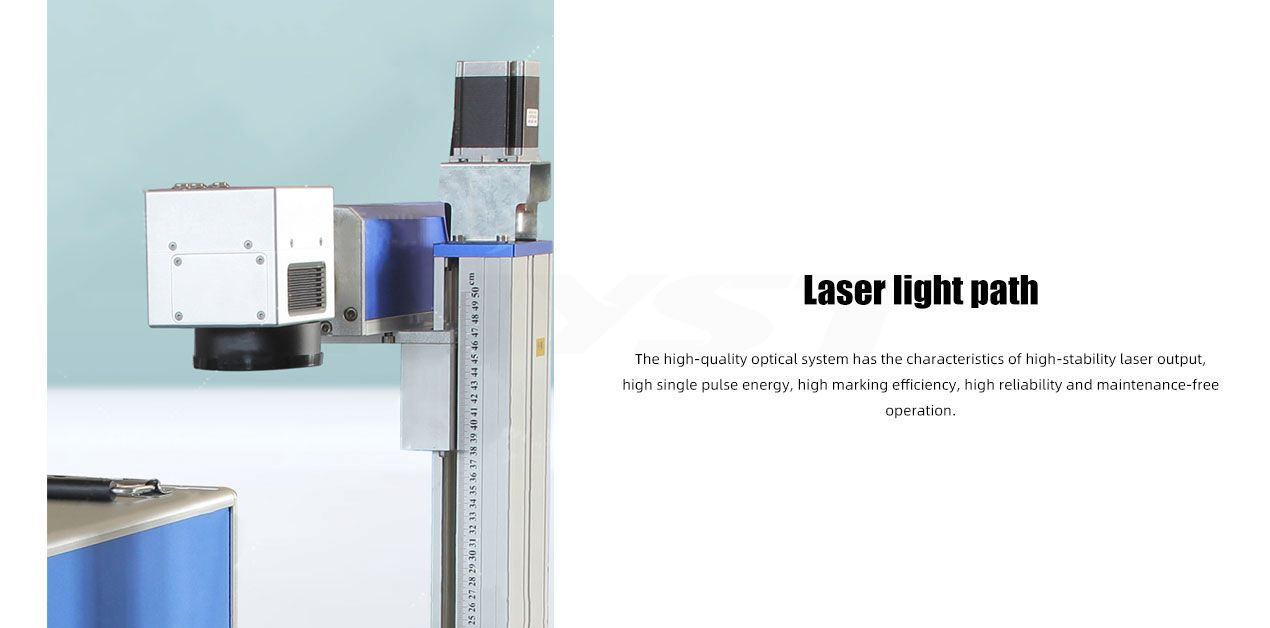 20w 30w 50w Portable Fiber Laser Marking Machine With Autofocus Device