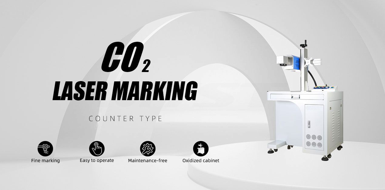 20W 30W 50W Counter Type CO2 Laser Marking Machine