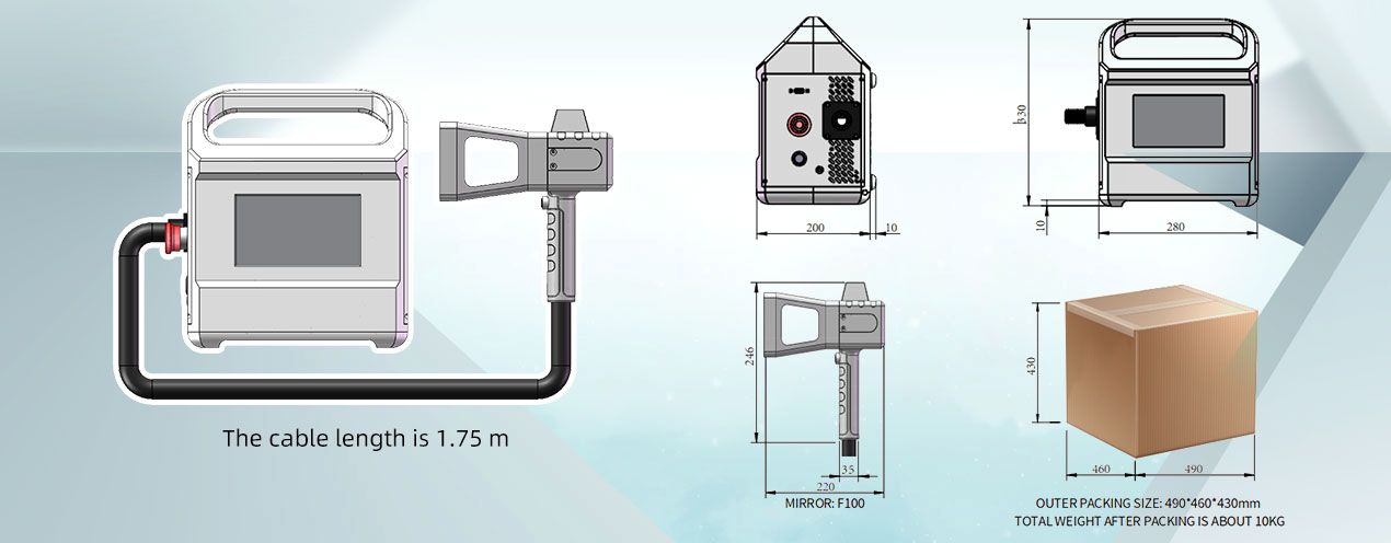 Handheld Portable Fiber Laser Marking Machine