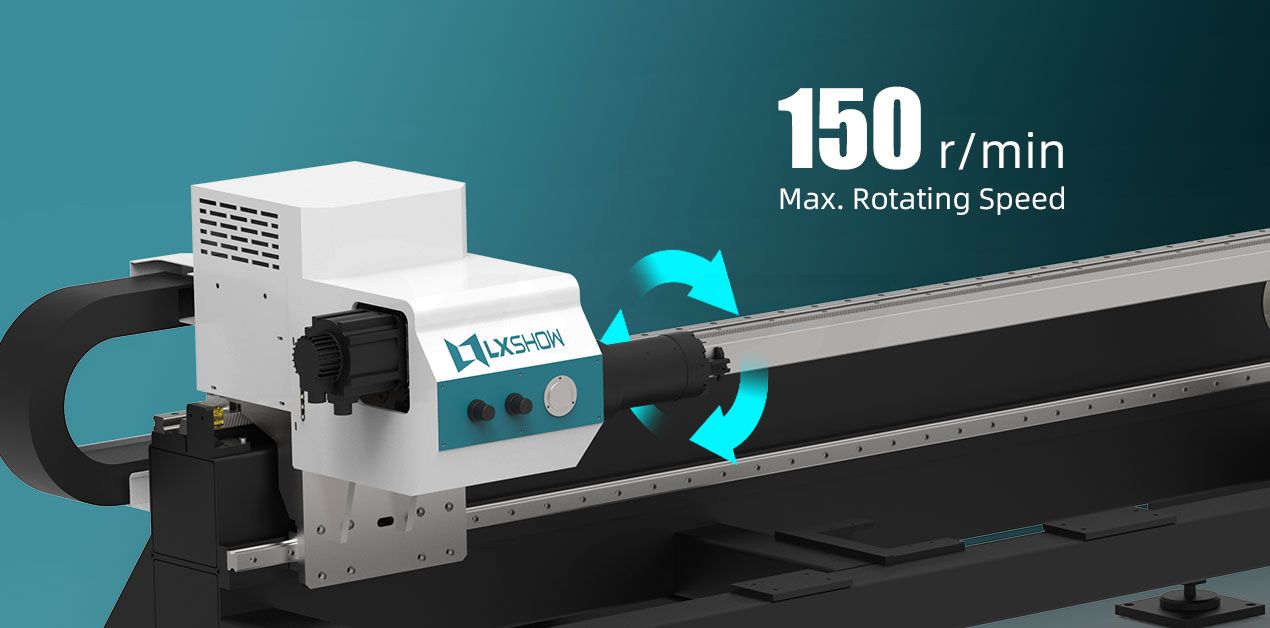 2024 New LX612TN Fiber Laser Tube Cutting Machine Profiling Roller Model