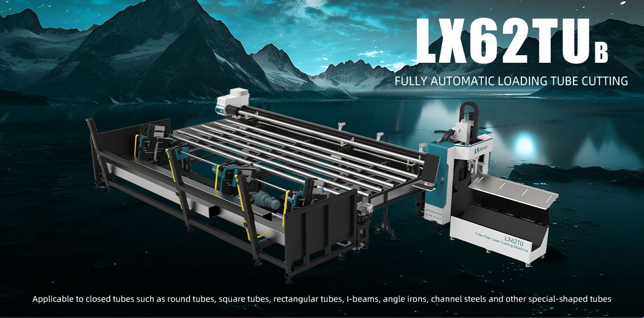 LX62TUB Professional Laser Tube Cutting Machine for Cutting Shaped Tubes